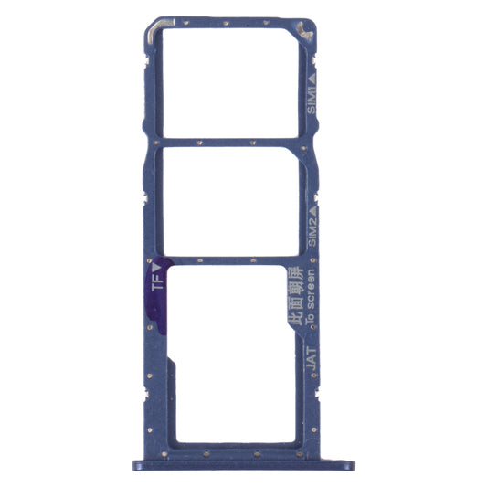 SIM Card Tray + SIM Card Tray + Micro SD Card Tray for Honor 8A 2020 (Purple)