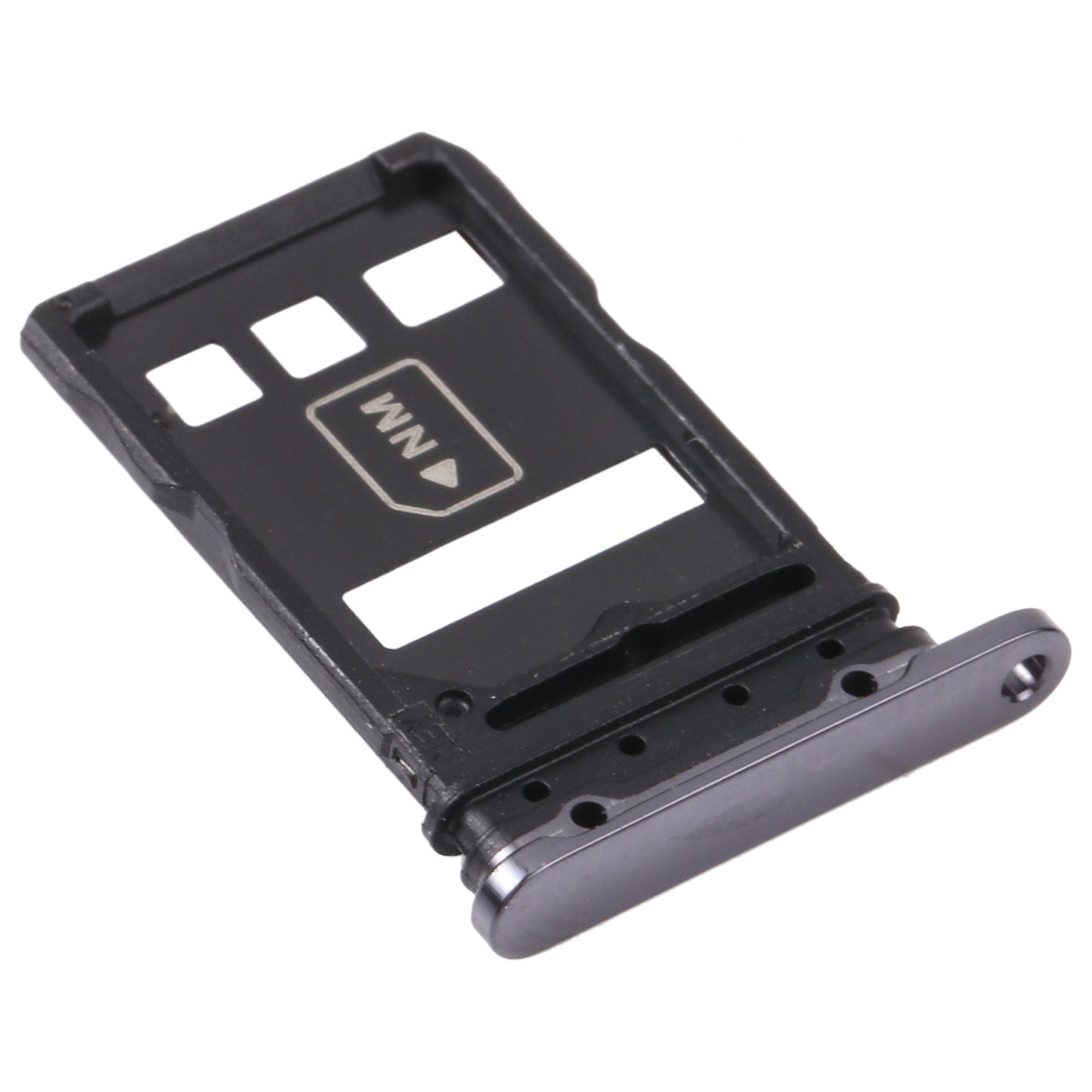 SIM Card Tray + NM Card Tray for Huawei P40 Pro+ (Black)