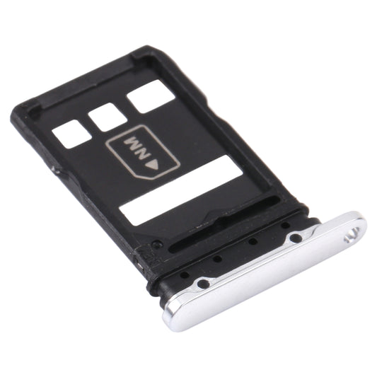 SIM Card Tray + NM Card Tray for Huawei P40 Pro+ (Silver)