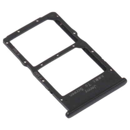 SIM Card Tray + NM Card Tray for Huawei Nova 7i (Black)