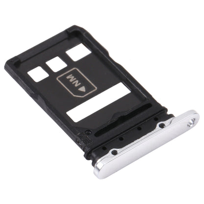 SIM Card Tray + NM Card Tray for Huawei P40 Pro (Silver)