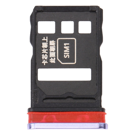 SIM Card Tray + SIM Card Tray for Huawei Nova 6 (Purple)