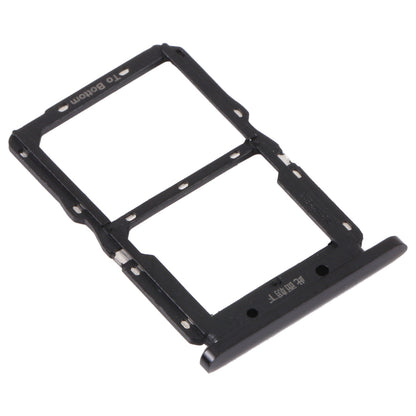 SIM Card Tray + NM Card Tray for Huawei Nova 5 Pro (Black)