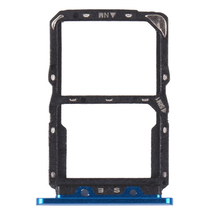 SIM Card Tray + NM Card Tray for Huawei Nova 5 Pro (Blue)