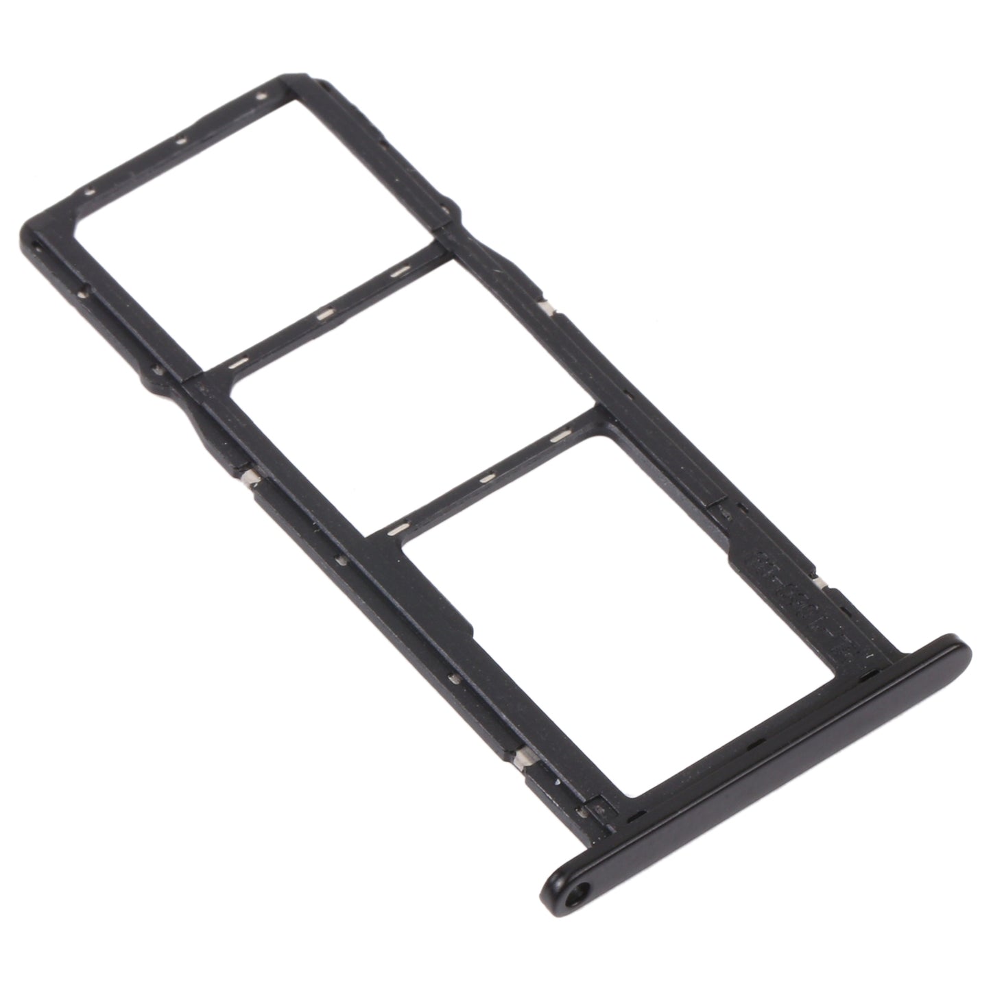 SIM Card Tray + SIM Card Tray + Micro SD Card Tray for Honor 8S (Black)