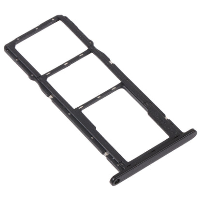 SIM Card Tray + SIM Card Tray + Micro SD Card Tray for Honor 8S (Black)