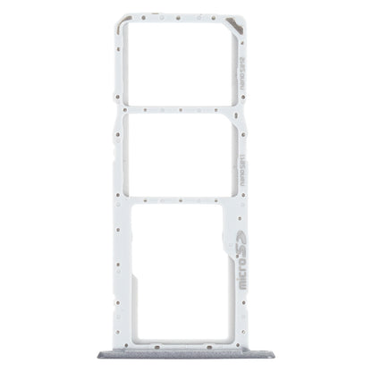 SIM Card Tray + SIM Card Tray + Micro SD Card Tray for LG K22 LMK200Z LMK200E LMK200B LM-K200 (Black)