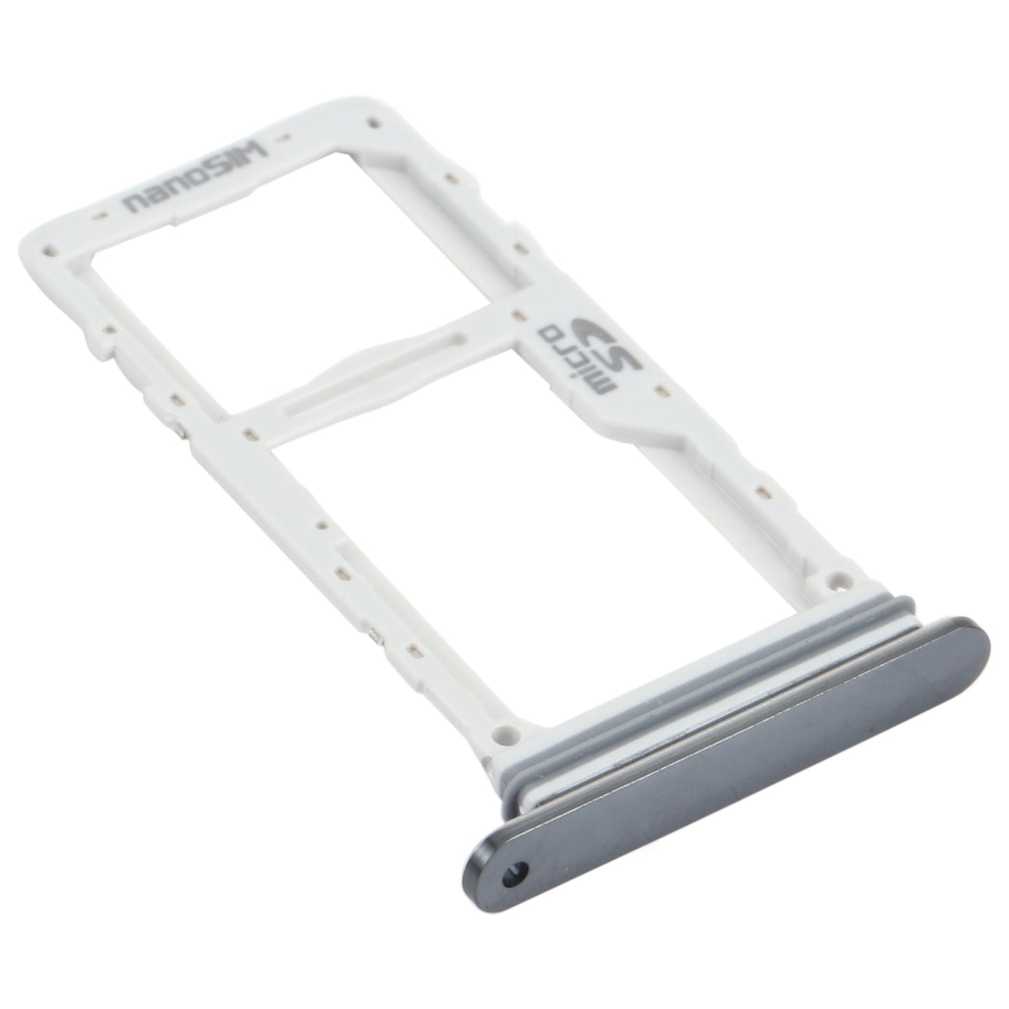 SIM Card Tray + SIM Card Tray / Micro SD Card Tray for LG Velvet 5G LM-G900N LM-G900EM LM-G900 LM-G900TM (Black)