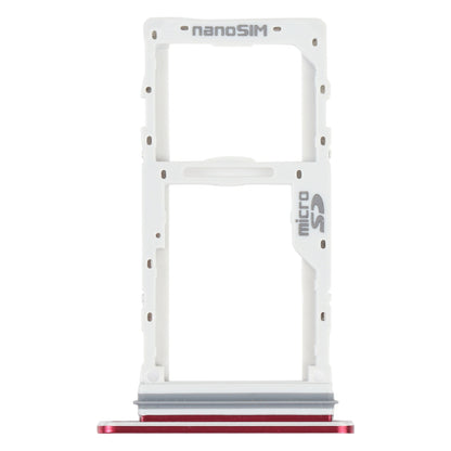 SIM Card Tray + SIM Card Tray / Micro SD Card Tray for LG Velvet 5G LM-G900N LM-G900EM LM-G900 LM-G900TM (Red)