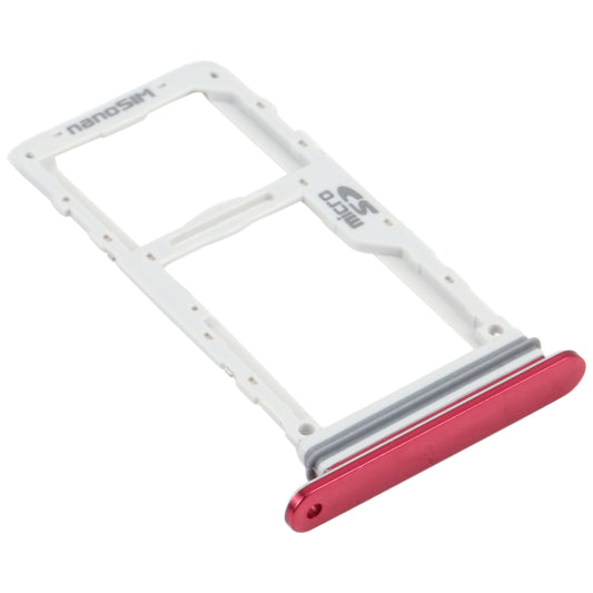SIM Card Tray + SIM Card Tray / Micro SD Card Tray for LG Velvet 5G LM-G900N LM-G900EM LM-G900 LM-G900TM (Red)