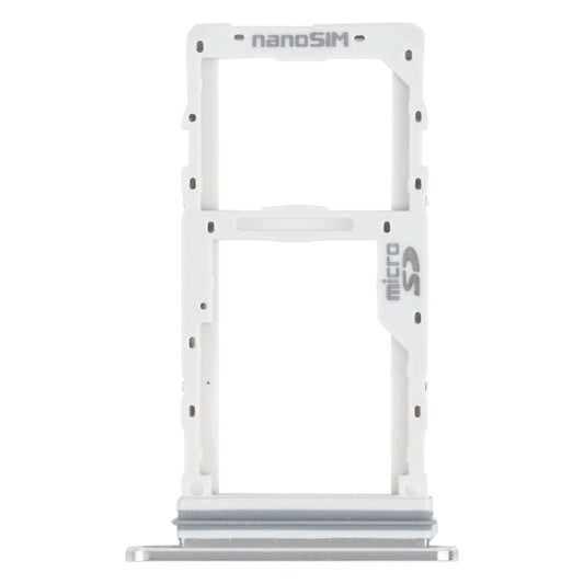 SIM Card Tray + SIM Card Tray / Micro SD Card Tray for LG Velvet 5G LM-G900N LM-G900EM LM-G900 LM-G900TM (Silver)