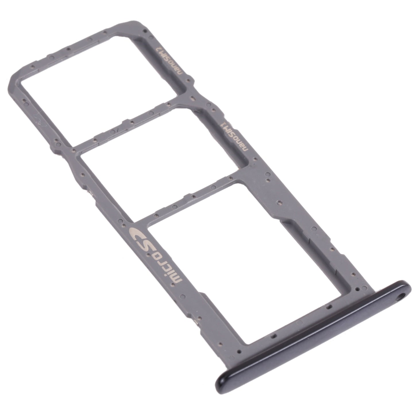 SIM Card Tray + SIM Card Tray + Micro SD Card Tray for LG K42 / K52 (Brazil) LMK420 LMK420H LMK420E LMK420Y(Black)