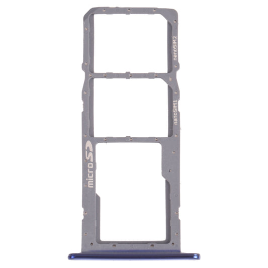 SIM Card Tray + SIM Card Tray + Micro SD Card Tray for LG K42 / K52 (Brazil) LMK420 LMK420H LMK420E LMK420Y(Blue)
