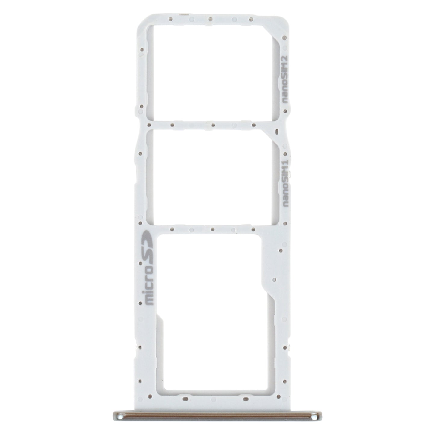 SIM Card Tray + SIM Card Tray + Micro SD Card Tray for LG K42 / K52 (Brazil) LMK420 LMK420H LMK420E LMK420Y(Silver)