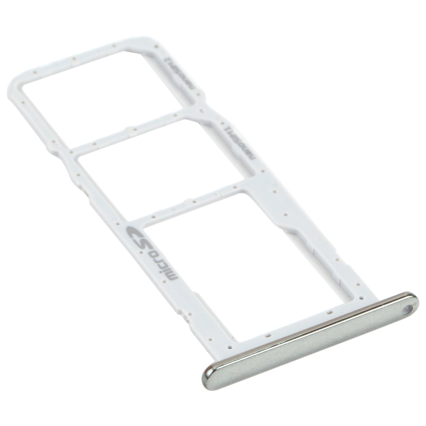 SIM Card Tray + SIM Card Tray + Micro SD Card Tray for LG K42 / K52 (Brazil) LMK420 LMK420H LMK420E LMK420Y(Silver)
