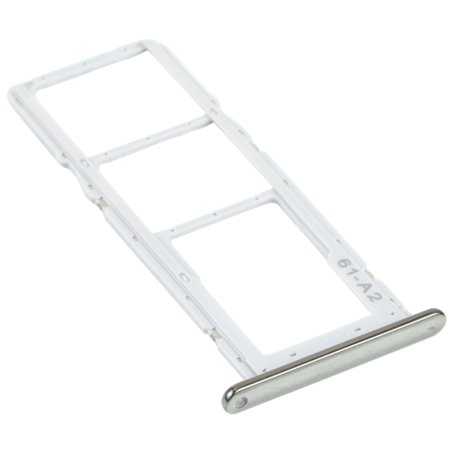 SIM Card Tray + SIM Card Tray + Micro SD Card Tray for LG K42 / K52 (Brazil) LMK420 LMK420H LMK420E LMK420Y(Silver)