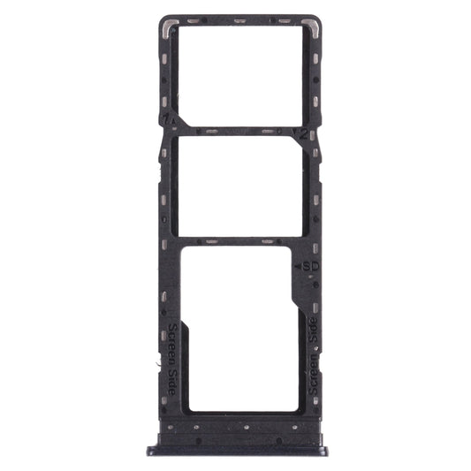 For infinix Hot 9 Play X680 C680B X680C SIM Card Tray + SIM Card Tray + Micro SD Card Tray (Black)