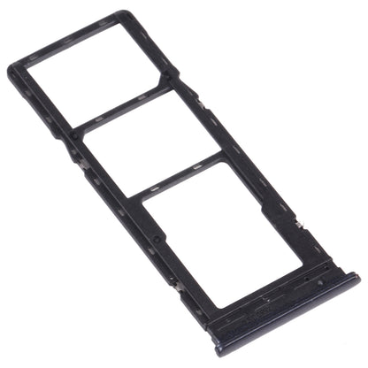 For infinix Hot 9 Play X680 C680B X680C SIM Card Tray + SIM Card Tray + Micro SD Card Tray (Black)