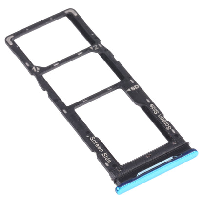 For infinix Note 8 X692 SIM Card Tray + SIM Card Tray + Micro SD Card Tray (Green)