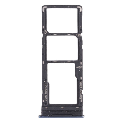 For infinix Note 8 X692 SIM Card Tray + SIM Card Tray + Micro SD Card Tray (Grey)