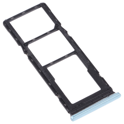 For Infinix Hot 10s / Hot 10T X689B X689 X689C SIM Card Tray + SIM Card Tray + Micro SD Card Tray (Silver)