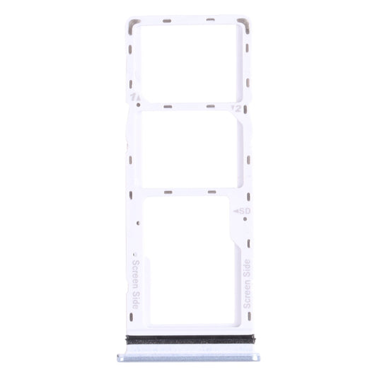 For Infinix Note 8i X683 SIM Card Tray + SIM Card Tray + Micro SD Card Tray (Grey)