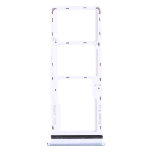 For Infinix Note 8i X683 SIM Card Tray + SIM Card Tray + Micro SD Card Tray (Grey)