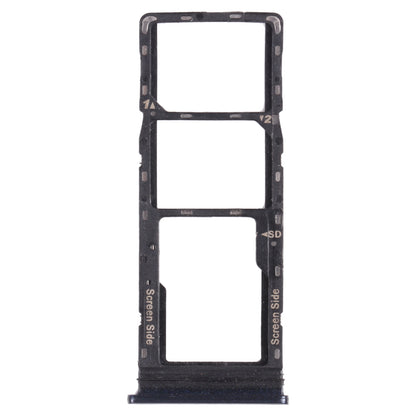 For Infinix Note 8i X683 SIM Card Tray + SIM Card Tray + Micro SD Card Tray (Blue)