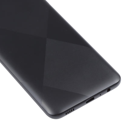 For Samsung Galaxy A02s SM-A025F Battery Back Cover (Black)