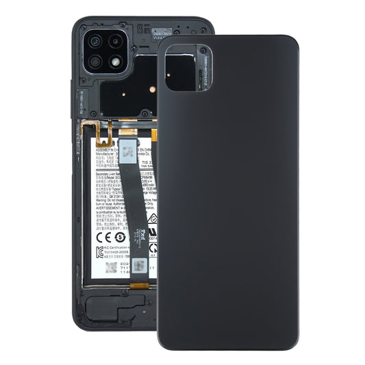 For Samsung Galaxy A22 5G Battery Back Cover (Black)