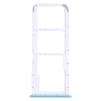 For OPPO Realme 7i RMX2103  SIM Card Tray + SIM Card Tray + Micro SD Card Tray (Blue)