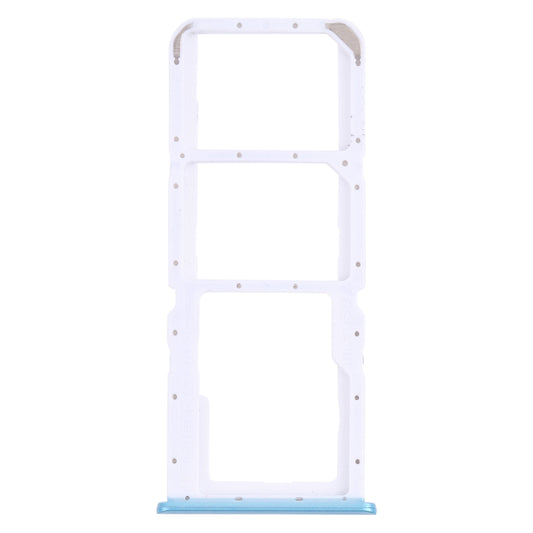 For OPPO Realme 7i RMX2103  SIM Card Tray + SIM Card Tray + Micro SD Card Tray (Blue)