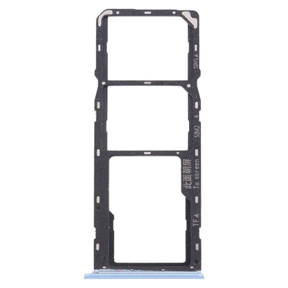 For OPPO Realme C11 (2021) RMX3231 SIM Card Tray + SIM Card Tray + Micro SD Card Tray (Blue)