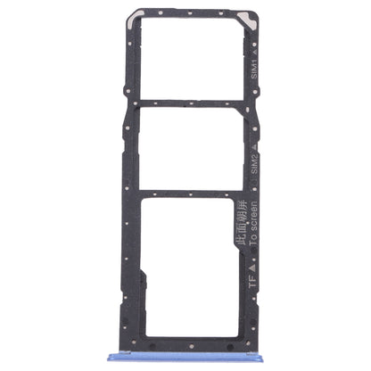 For OPPO Realme 7 (Asia) RMX2151, RMX2163  SIM Card Tray + SIM Card Tray + Micro SD Card Tray (Blue)
