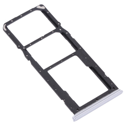 For OPPO Realme 7 (Asia) RMX2151, RMX2163  SIM Card Tray + SIM Card Tray + Micro SD Card Tray (Silver)