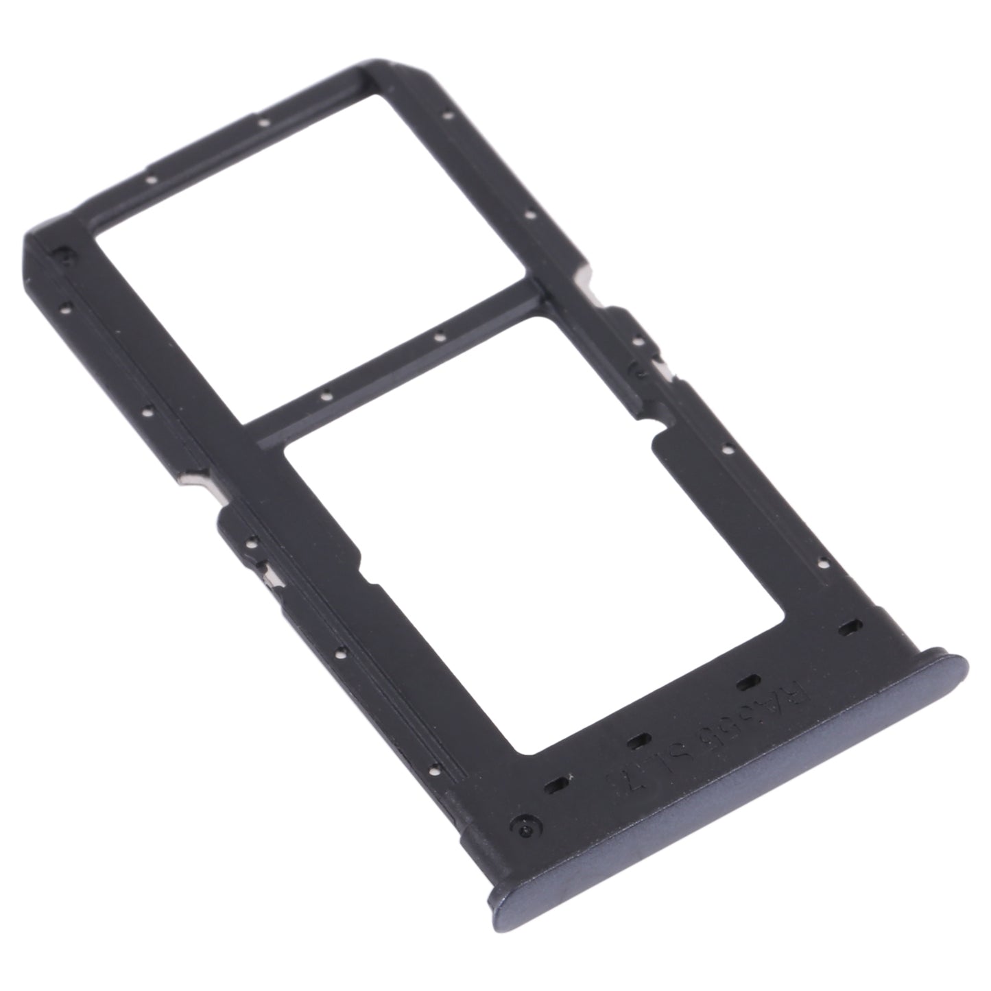 For OPPO Realme V5 5G  SIM Card Tray + SIM Card Tray / Micro SD Card Tray (Black)