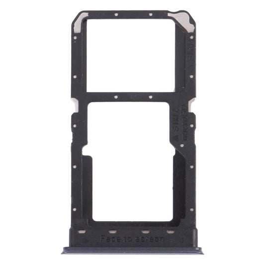 For OPPO Realme V5 5G  SIM Card Tray + SIM Card Tray / Micro SD Card Tray (Black)