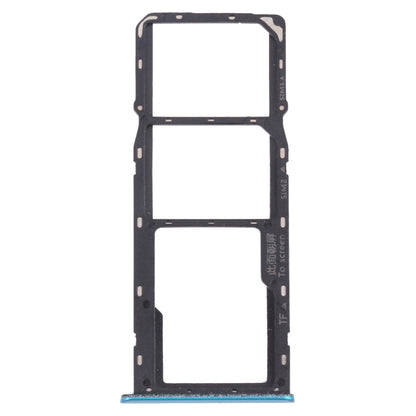 For OPPO Realme 5i RMX2030, RMX2032 SIM Card Tray + SIM Card Tray + Micro SD Card Tray (Green)