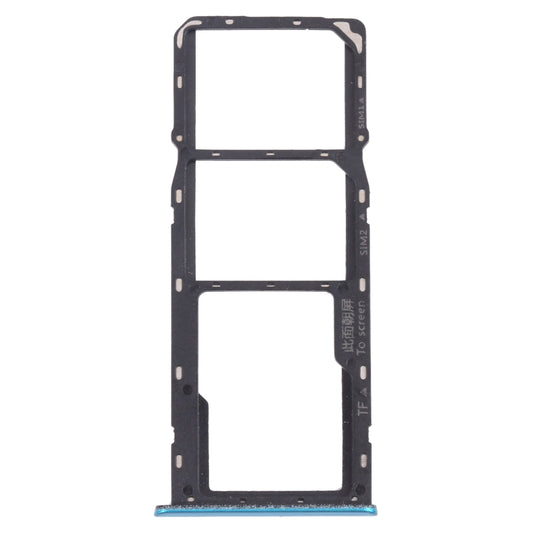 For OPPO Realme 5i RMX2030, RMX2032 SIM Card Tray + SIM Card Tray + Micro SD Card Tray (Green)