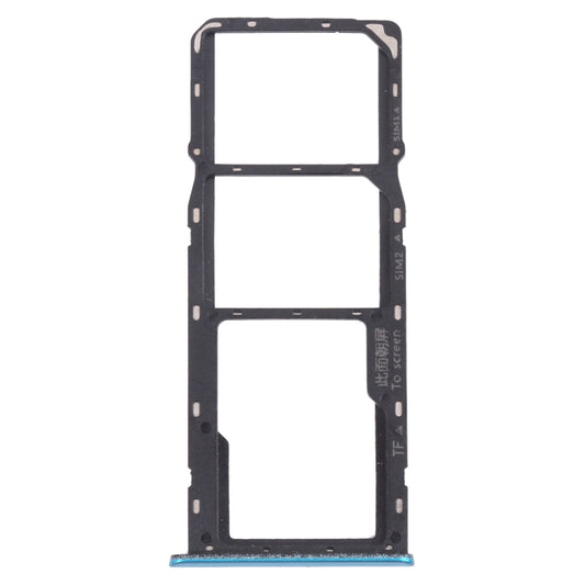 For OPPO Realme 5i RMX2030, RMX2032 SIM Card Tray + SIM Card Tray + Micro SD Card Tray (Green)