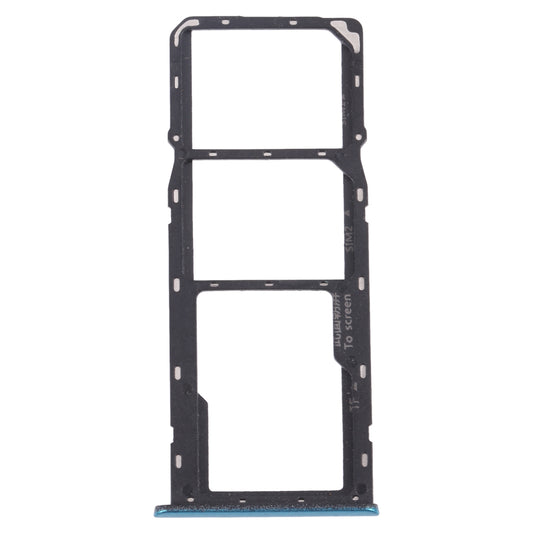 For OPPO Realme 6i / Realme Narzo 10 SIM Card Tray + SIM Card Tray + Micro SD Card Tray (Green)