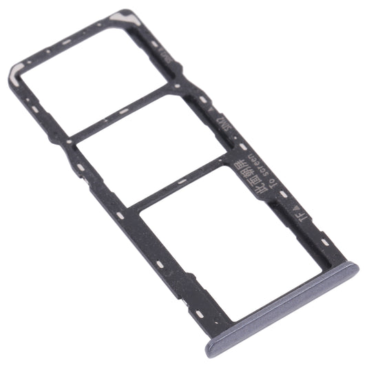 For OPPO Realme C3 RMX2027, RMX2020, RMX2021  SIM Card Tray + SIM Card Tray + Micro SD Card Tray (Grey)