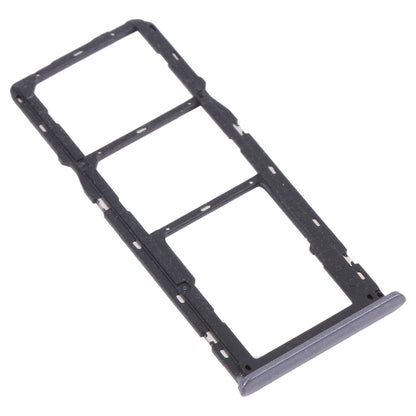 For OPPO Realme C3 RMX2027, RMX2020, RMX2021  SIM Card Tray + SIM Card Tray + Micro SD Card Tray (Grey)