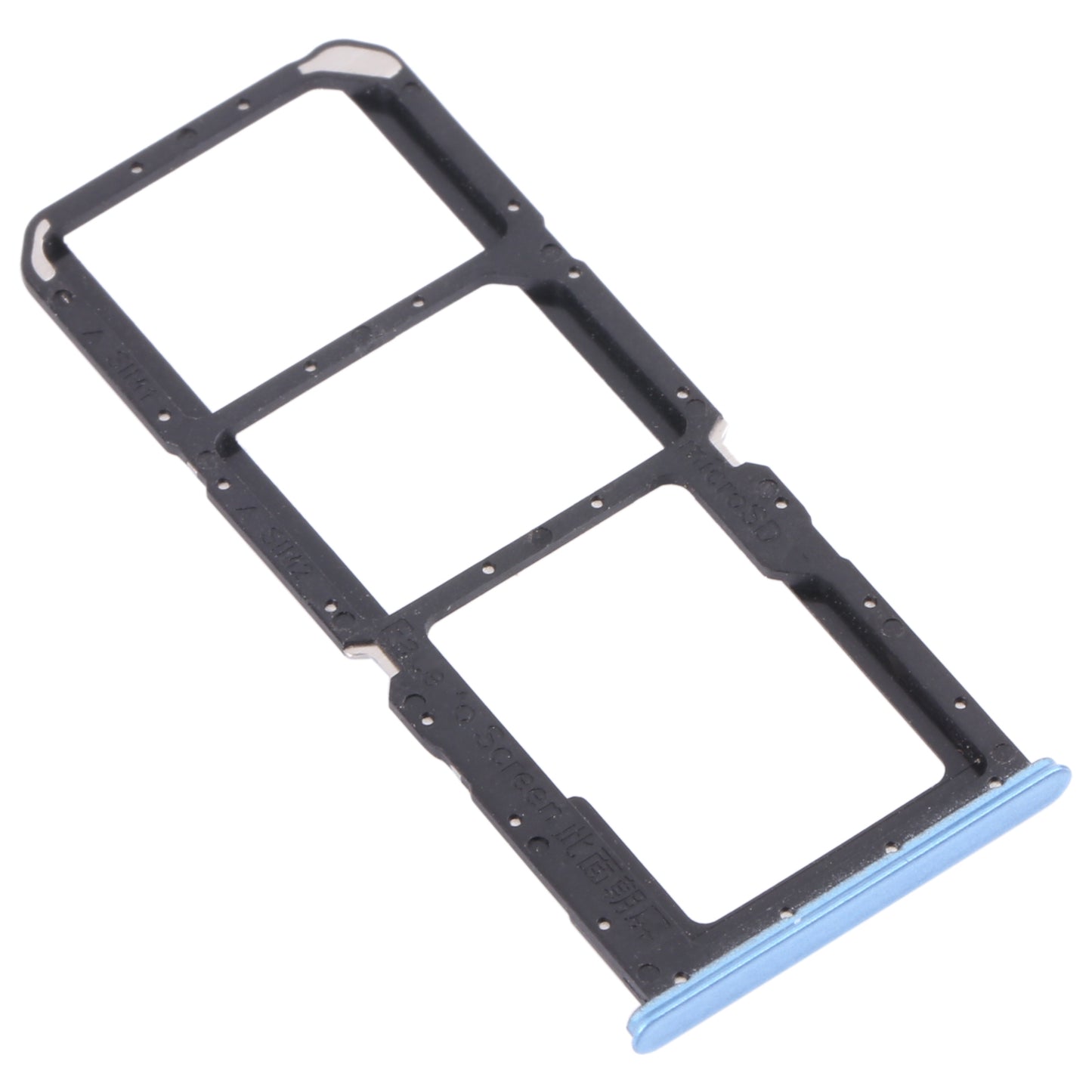 For OPPO Realme V13 5G SIM Card Tray + SIM Card Tray + Micro SD Card Tray (Silver)