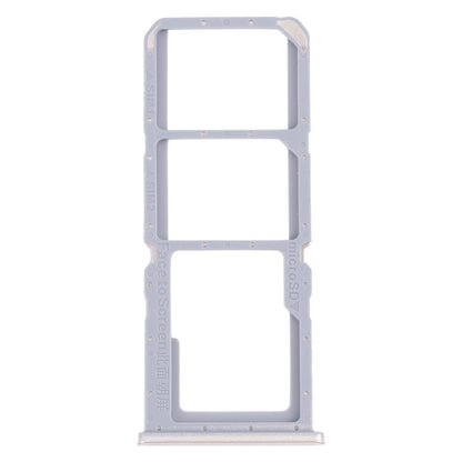 For OPPO A54 CPH2239 / A55 4G SIM Card Tray + SIM Card Tray + Micro SD Card Tray(Gold)