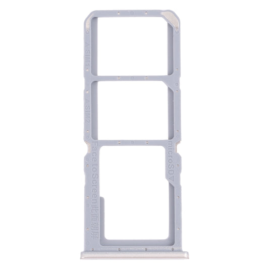 For OPPO A54 CPH2239 / A55 4G SIM Card Tray + SIM Card Tray + Micro SD Card Tray(Gold)