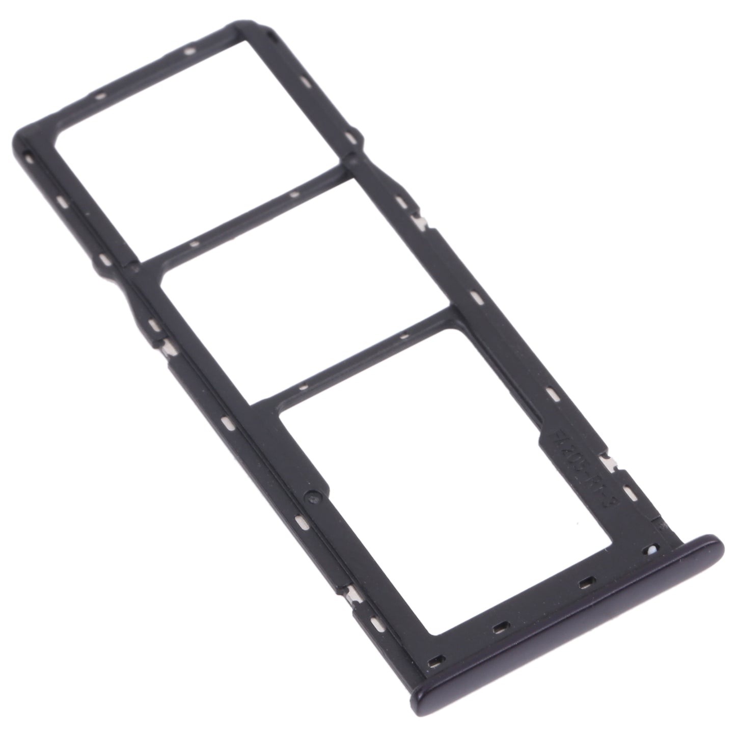 For OPPO A12 CPH2083, CPH2077  SIM Card Tray + SIM Card Tray + Micro SD Card Tray (Black)