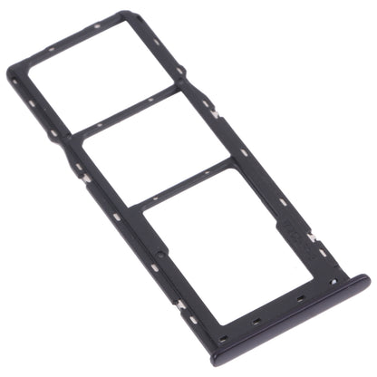 For OPPO A12 CPH2083, CPH2077  SIM Card Tray + SIM Card Tray + Micro SD Card Tray (Black)