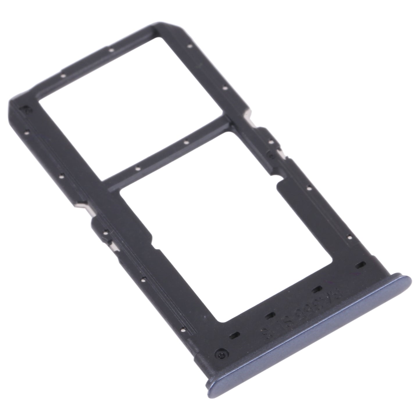 For OPPO K7X / Realme V5 / Realme Q2 PERM00 SIM Card Tray + SIM Card Tray / Micro SD Card Tray (Black)