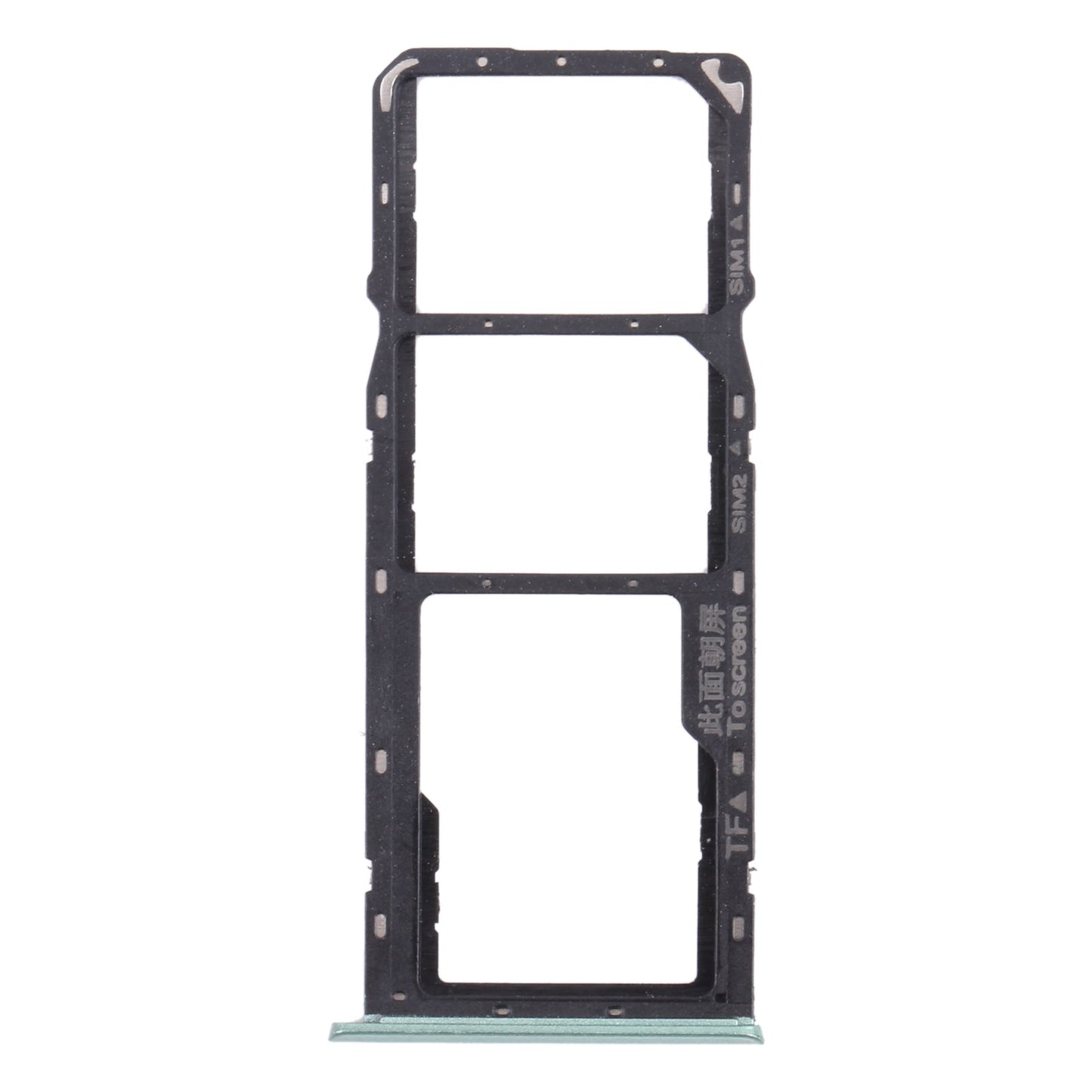 For OPPO Realme 7i (Global)  SIM Card Tray + SIM Card Tray + Micro SD Card Tray (Green)